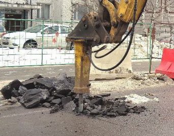 Гидромолот-отбойный молоток в аренду. аренда jcb с гидромолотом в ногинском районе. +7 (966) 190-55-66