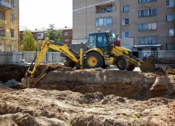 Услуги по рытью котлованов экскаватором. Вывоз грунта ►+7 (966) 190-55-66. Разработка котлованов механизированным способом | Электросталь, Ногинск, Ногинский район.