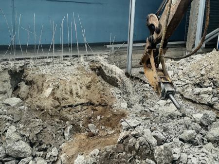 Трактор с отбойником аренда.