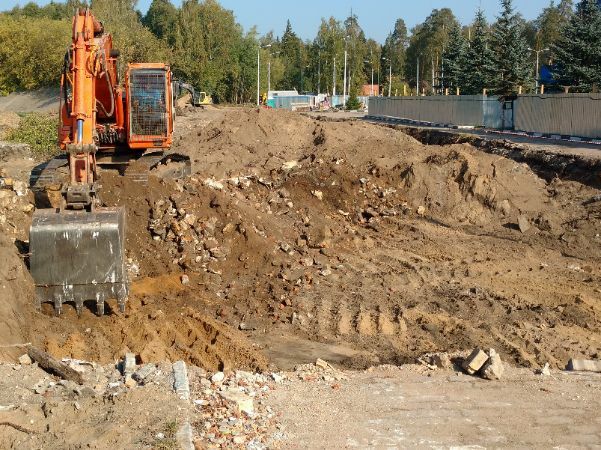 Разработка котлованов.