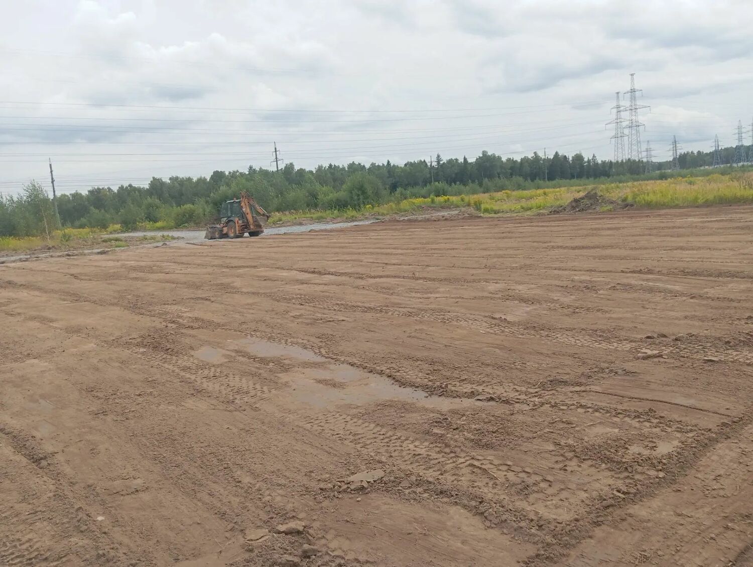 Выравнивание участков в Богородском городском округе.